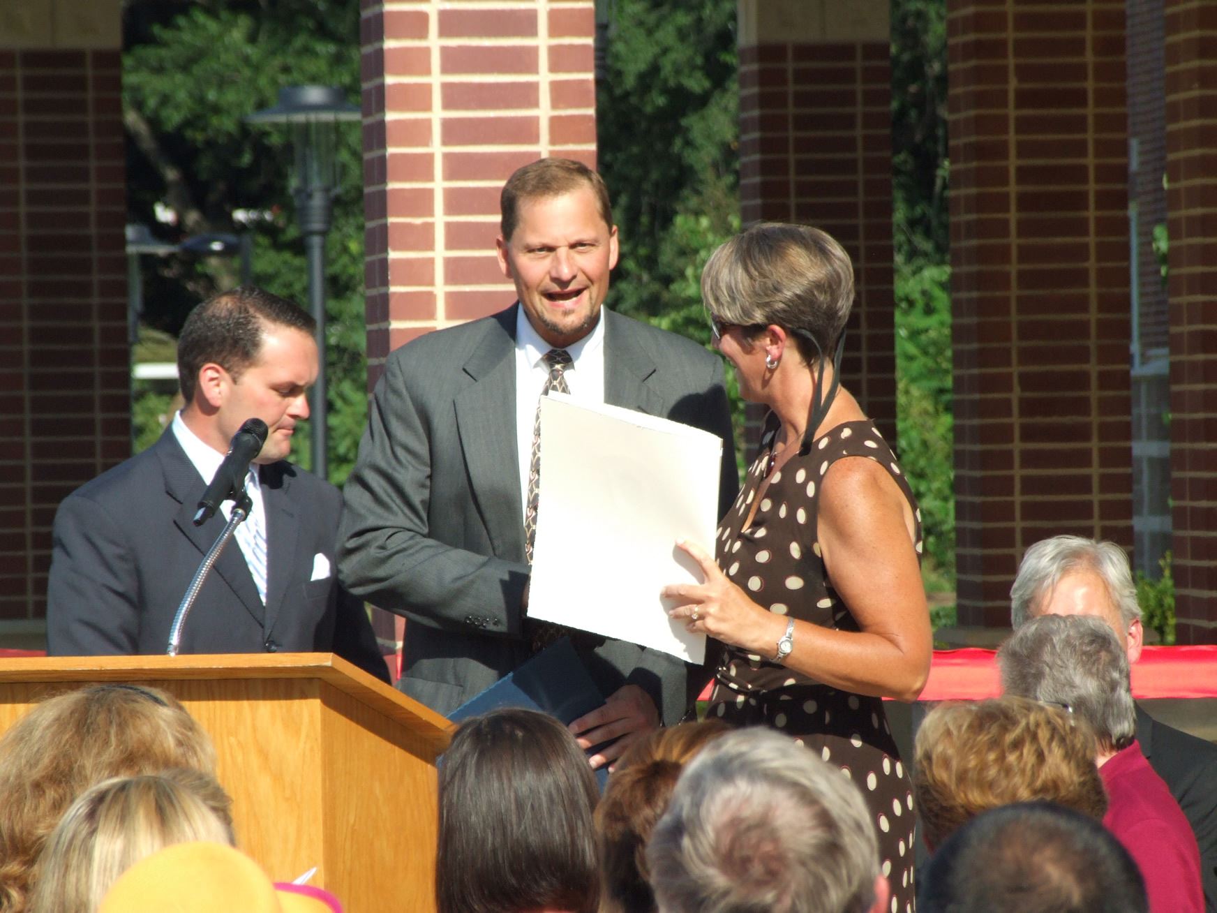 State Elected Officials at Podium 3